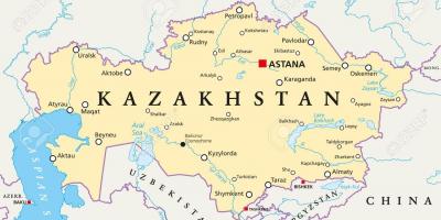 Kartta astana Kazakstan