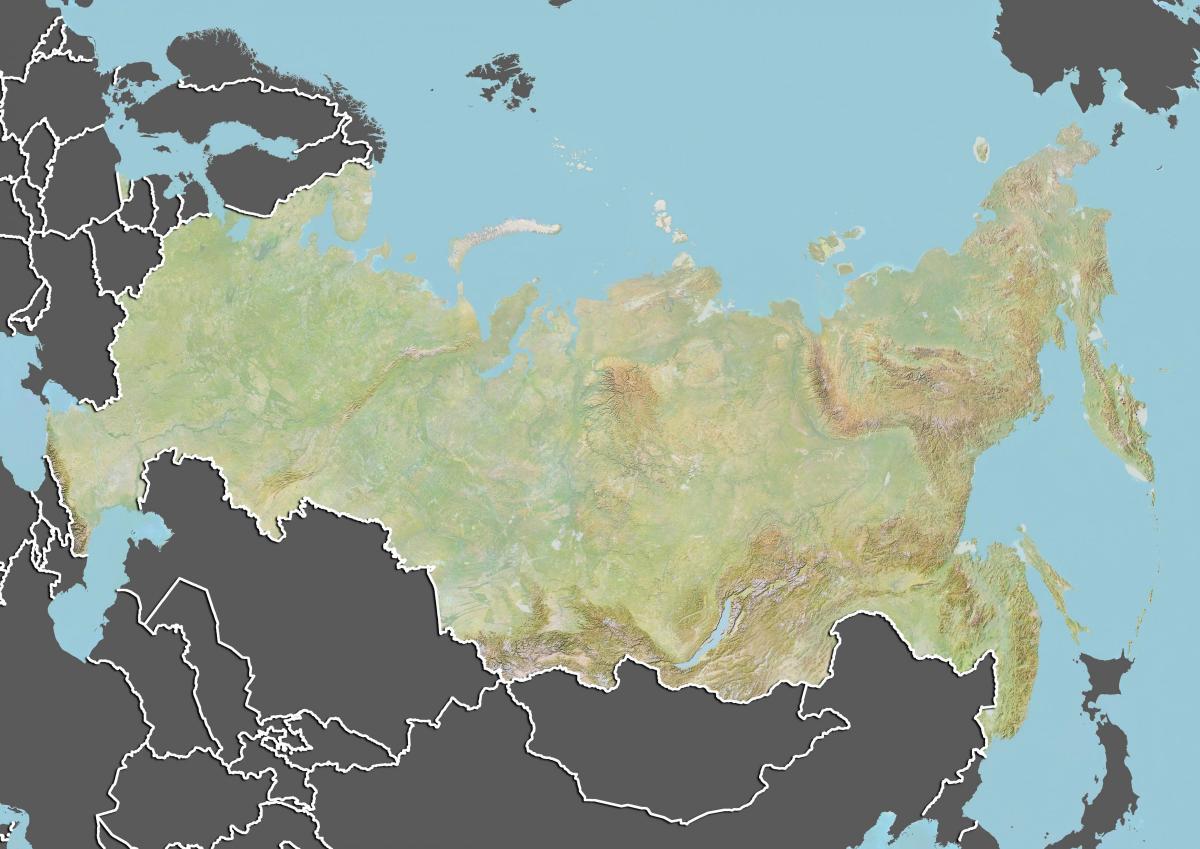 kartta Kazakstanin maantiede