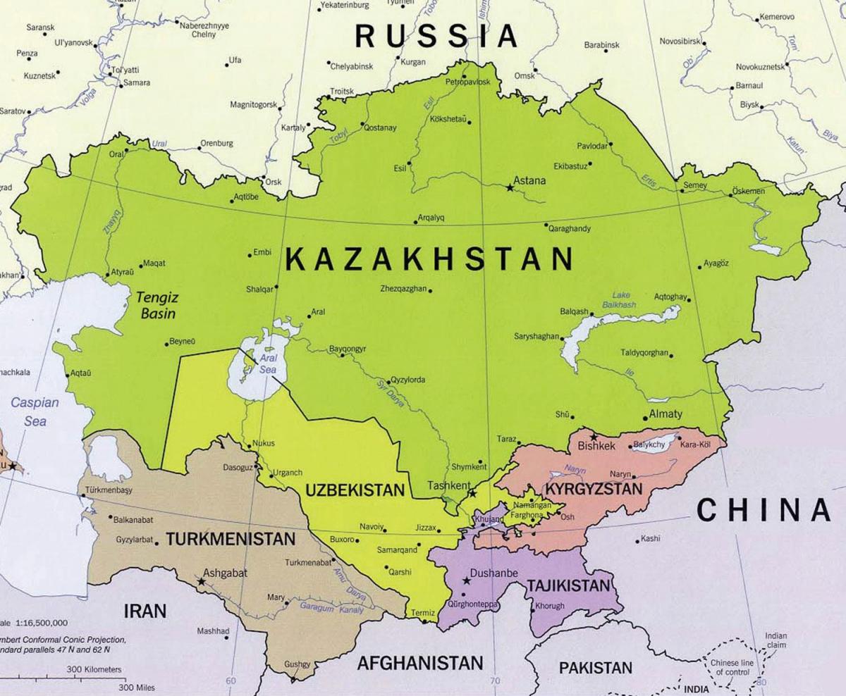 kartta tengiz Kazakstan
