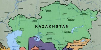 Kartta almaty Kazakstan