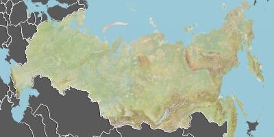 Kartta Kazakstanin maantiede