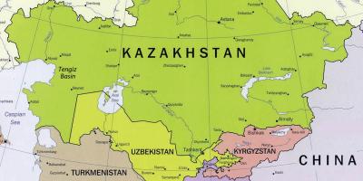 Kartta tengiz Kazakstan
